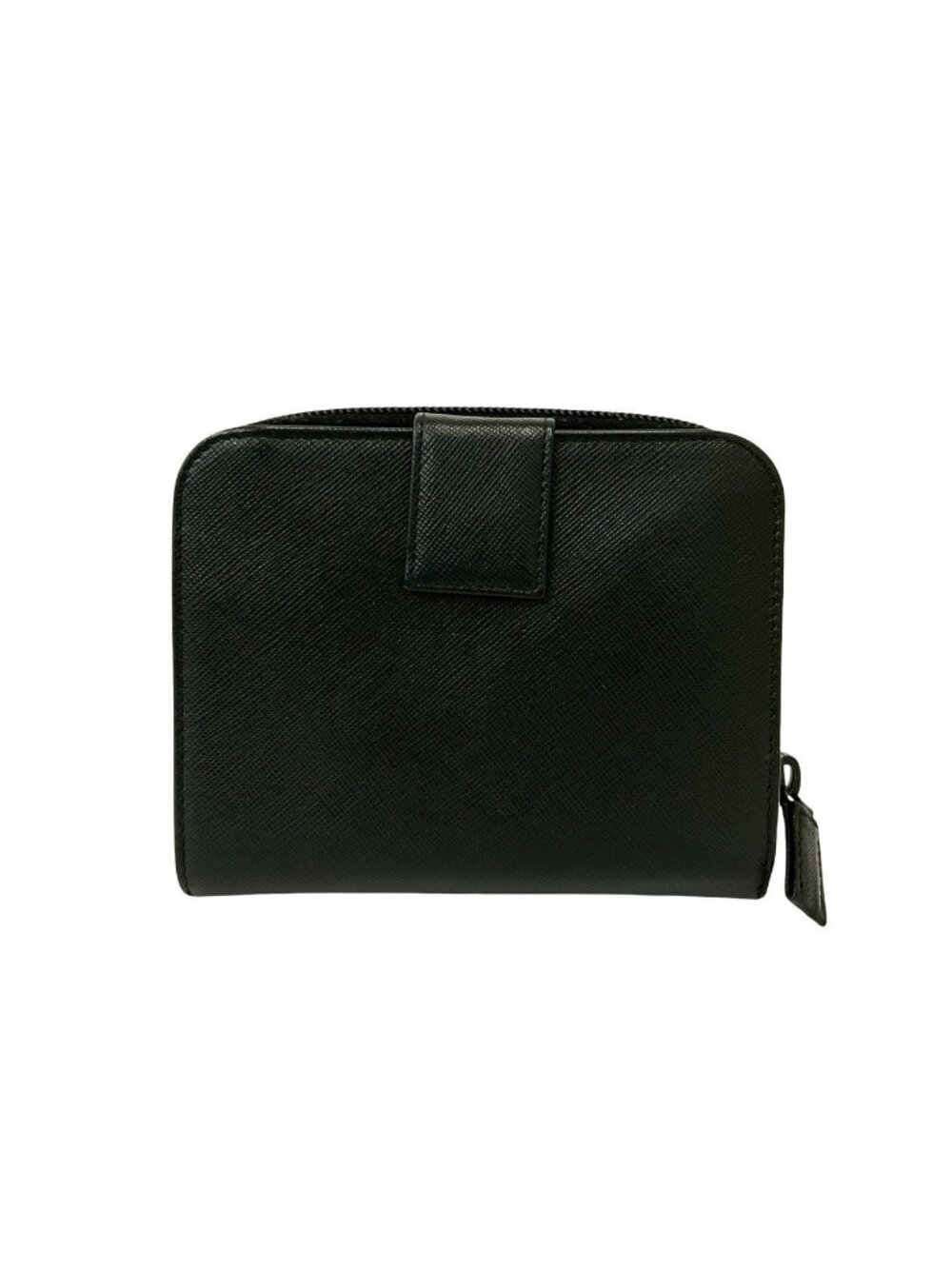 Prada Saffiano Leather Bifold Wallet Mini Black - Picture 2 of 10